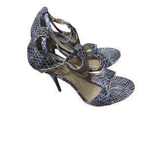 Michael Antonio Snake Print Heels